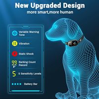 Hunde rinden halsband Automatisches Anti-Barking-Halsband Wiederauf lad bares wasserdichtes Rinden-Trainings halsband mit Beep Vibration Harmless Shock