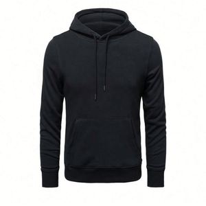 Sweat à capuche personnalisé pour homme, 100% coton, poids lourd, qualité supérieure, imprimé, coupe ample, style streetwear - Product Image 4