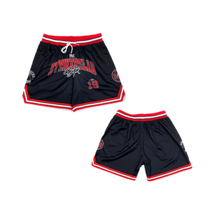 Ensembles d'uniformes de basketball personnalisés style streetwear avec logo brodé, en mesh respirant et à séchage rapide - Product Image 3