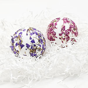 Bombas de baño de burbujas de flores secas con fragancia de aceites esenciales personalizados OEM 100% naturales al por mayor para mujeres - Product Image 2