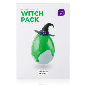 Zombie Beauty Witch Pack Maschera di fango cremosa al tè verde, calmante, purificante, per la cura dei pori - Product Image 1