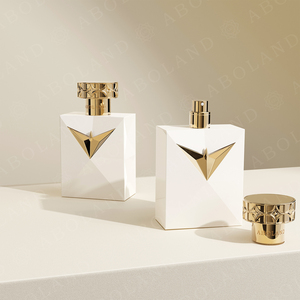 100ml Unique Shaped Glass Perfume <b>Empty</b> <b>Bottle</b> Luxury <b>Spray</b> Vial Custom Logo Fragrance Packaging Wholesale - Product Image 4