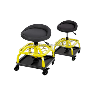 Moteur de vélo, siège rembourré à hauteur réglable, réparation automobile, propre, polonais, atelier de beauté, mécanicien, tabouret - Product Image 1