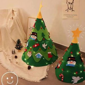 2026 Custom DIY Felt Christmas 27 Decoration <b>Tree</b> Cheap Hanging Xmas Ornament with <b>Led</b> <b>Light</b> Christmas <b>Tree</b> Set Felt Craft Kits - Product Image 3