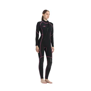 Wholesale Fashionable Women 3mm Neoprene Swimming Protective Diving Suits Keep Warm Surfing Wetsuits