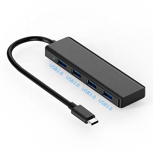 Adaptador Divisor de Estación de Acoplamiento USB 3.0 de 4 Puertos Tipo C a 5 Gbps, Compatible con Computadoras Portátiles, Tabletas, PC para Juegos, <span class=keywords><strong>Mini</strong></span> PC y <span class=keywords><strong>Mac</strong></span> - Product Image 6