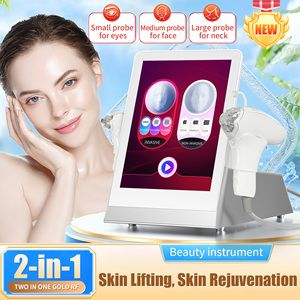 Máquina de microagujas de radiofrecuencia de alta calidad 2 en 1, máquina de microagujas RF dorada, equipo de belleza para la eliminación de arrugas para salón de belleza - Product Image 6