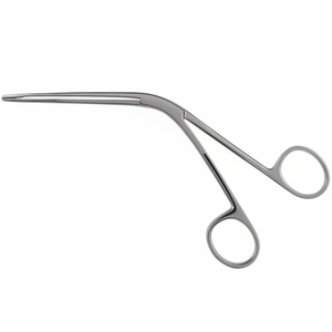 Forceps en acier inoxydable de qualité supérieure pansement nasal de Tilly instruments de chirurgie chirurgicale ORL à extrémités dentelées coudées par Shu & Co - Product Image 1