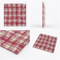 Feuille de Celluloïd Décorative en Gros avec Motif à Carreaux Rouge et Blanc, Film de Celluloïd Naturel pour Ornements et Accessoires Artisanaux