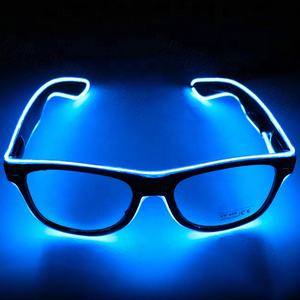 Lunettes LED lumineuses Lunettes <span class=keywords><strong>de</strong></span> <span class=keywords><strong>soleil</strong></span> EL Wire Neon Glasses Glow in Dark Party Supplies Neon Party Favors Nouveauté Cadeau Fournitures - Product Image 1