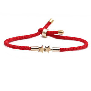 Pulsera <span class=keywords><strong>De</strong></span> Cuerda hecho a mano corazón estrella Cruz encanto <span class=keywords><strong>De</strong></span> la mariposa Pulsera ajustable Pulsera Roja Cuerda Roja <span class=keywords><strong>De</strong></span> la suerte Pulsera <span class=keywords><strong>De</strong></span> corazón Pulsera - Product Image 1