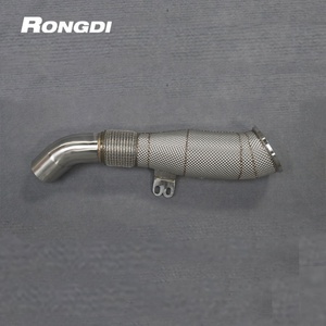 ท่อไอเสียสแตนเลส 304 พร้อมแผ่นกันความร้อน สำหรับ 240i 340i 440i F30 F32 B58 3.0T อัพเกรดสมรรถนะ - Product Image 1