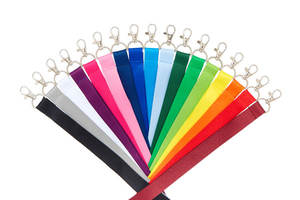 Wholesale No Printing Plain Flat Polyester Blank Printed Lanyard With Safety Breakaway Bulk - Product Image 2
