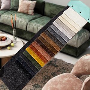 Tela de Chenilla Sólida Tejida 100% Poliéster <span class=keywords><strong>para</strong></span> Tapicería de Sofás y <span class=keywords><strong>Sillas</strong></span>, Multicolor, con Revestimiento Adhesivo, de TengHui Textiles - Product Image 1