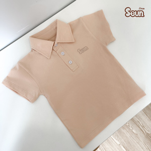 Camiseta Polo de Algodón para Niños al por Mayor, Camiseta Informal Transpirable y Cómoda para Niños y Niñas para Uso Diario - Product Image 2