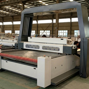 Automatic 4 Heads Laser <b>Cutter</b> 1800x2000mm Dual Beam CO2 <b>Machine</b> for Textile Carpet 4500mm/s High Efficiency - Product Image 1