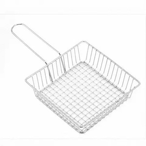 New Stainless Steel <strong>French</strong> <strong>Fries</strong> Basket with Handle Steel <strong>French</strong> <strong>Fry</strong> Chip Basket <strong>French</strong> <strong>Fries</strong> Desk Food Presentation Mesh Basket - Product Image 1