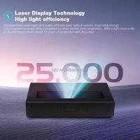 D068 UST Vidéoprojecteur Laser 4K à Ultra Courte Focale 1080P HDR 360° Gaming Android TV WiFi 6 pour Home Cinéma
