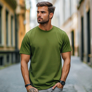 T-shirt pour <span class=keywords><strong>homme</strong></span> grande <span class=keywords><strong>taille</strong></span>, coton de haute qualité, surdimensionné, décontracté, manches courtes, <span class=keywords><strong>chemise</strong></span> d'été, personnalisable, vente en gros, coupe ajustée - Product Image 3