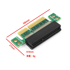 Tarjeta Riser PCI-Express 4X con Adaptador de Ángulo Izquierdo de 90 Grados, Altura 1U, para Servidor de Computación, Socket PCIe Elevado, Stock Disponible - Product Image 5