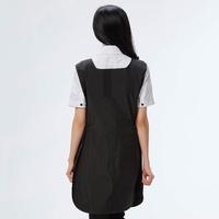 Tablier blouse pour coiffeur, vêtement de travail sans manches, Cape, pour Salon de coiffure, 1 pièce