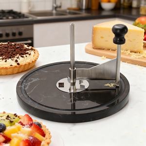 Râpe à fromage Girolle avec base en marbre, coupe-fromage Tête <span class=keywords><strong>de</strong></span> Moine, trancheuse à fromage en roue - Product Image 6