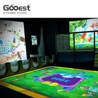 Centre de divertissement familial aire de jeux intérieure sol interactif jeux pour enfants