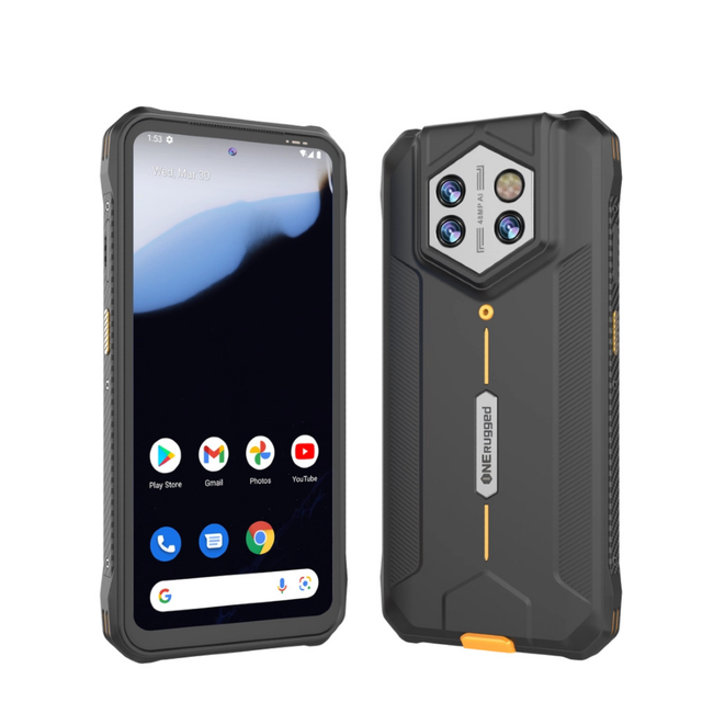 6.56" Android Touchscreen Outdoor Smartphone with Global Frequency Featuring IP68 protection PDA Functions Rugged Mobile Phone