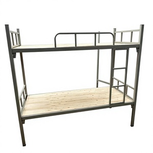 Lits superposés en métal modernes pour enfants, design réglable <span class=keywords><strong>à</strong></span> deux étages, pour chambre et école, démontables pour maternelle et garderie - Product Image 1