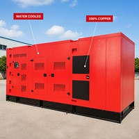 Générateur diesel silencieux refroidi par eau, efficacité de 99 %, 380 V, 400 V, 24 V CC, démarrage électrique, 1800 tr/min, 50/60 Hz, puissance de pointe industrielle