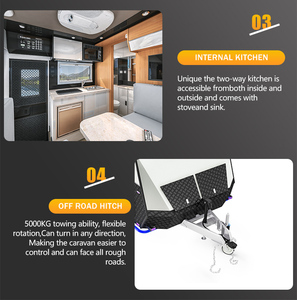 Caravane 4x4 Rv <span class=keywords><strong>Camper</strong></span> Hybrid para la venta de caravana eléctrica - Product Image 5