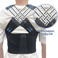 Correcteur de posture pour adultes, ceinture de soutien lombaire élégante avec ouverture pour les épaules, gilet de correction de posture