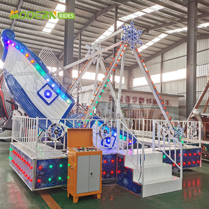 เครื่องเล่นสวนสนุกธีมโจรสลัดสุดตื่นเต้น ทำจากไฟเบอร์กลาส สวยงาม พร้อมจำหน่าย - Product Image 5