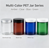 Pots en plastique PET de 50 ml, directement de l'usine, pour emballage de baume et de cire de soin de la peau, acceptant l'impression sérigraphique et la couleur personnalisée, approvisionnement en gros