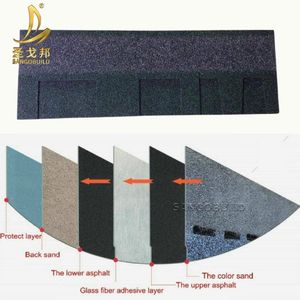 Bardeaux d'asphalte architecturaux de 5,2 mm d'épaisseur, prix, norme américaine, résistance au <span class=keywords><strong>feu</strong></span> et au vent, feuille de toiture en asphalte - Product Image 5