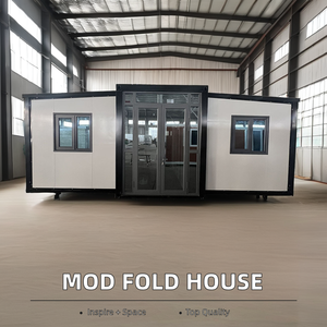 Coche de doble ala Económico Diseño más vendido 2-4 casa prefabricada expandible casa contenedor móvil casa móvil coche casa Villa - Product Image 3