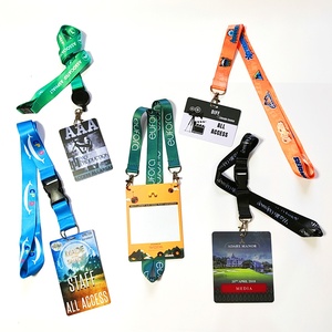 Custom 3cm <strong>Wide</strong> Durable Eco-Friendly Polyester Lanyard Logo Accessorized Hook for Digital <strong>Offset</strong> <strong>Printing</strong> for Exhibition Events - Product Image 4