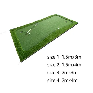 Almohadilla de práctica de césped de Golf 2 en 1, para exteriores, hogar y patio trasero, 1,5 m x 4m