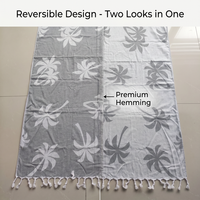 Custom Logo Yarn Dyed Fouta Towel, Turkish Cotton Beach Towel 180-220GSM, Peshtemal, MOQ 500pcs, Hotel Spa
