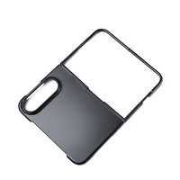 Coque PC vierge en cuir brut personnalisée de qualité supérieure pour iPhone 18 Duo, étui en plastique noir mat vierge pour iPhone 18 Duo, coque PC DIY