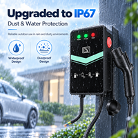 Borne de Recharge VE GB/T CQC 32A 220V 50/60Hz 7kW Wallbox RFID avec Arrêt d'Urgence Prise et Charge Rapide Fournisseur OEM ODM Vente en Gros pour Domicile
