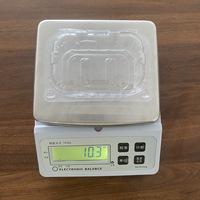 Conteneur en plastique transparent ventilé en RPET recyclé, écologique, capacité 150g, prêt à être expédié, pour l'emballage des fruits