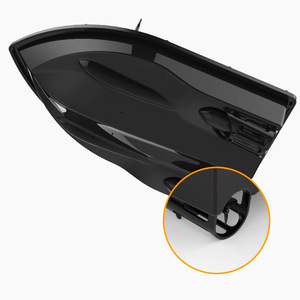 Barco Cebador de Pesca RC D16B 54x27x21cm con Doble Motor, GPS, Retorno con un Solo Botón, Control Remoto, Alimentado por Batería, Negro - Product Image 4