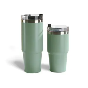 Gobelet thermos isolé sous vide en acier inoxydable 1L/32 oz/40 oz/1000 ml avec couvercle