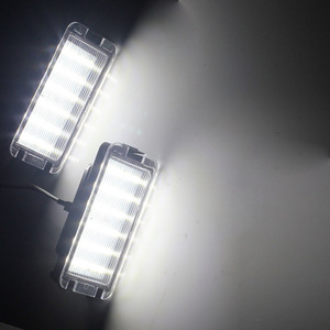 Luces para matrícula de coche PZ044, LED blanco, material de PC, para reemplazo y reparación, carcasa transparente - Product Image 2