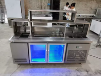 Nouvelle table de barre d'équipement de thé au lait de conception pour la machine complète de Boba de magasin de bulle avec
