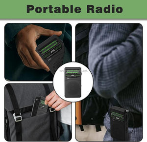 <span class=keywords><strong>Radio</strong></span> AM/FM/SW portátil, mini <span class=keywords><strong>radio</strong></span> de supervivencia con cable de clip/linterna, función de auriculares, mini radios de mano, regalos para el día del padre - Product Image 5