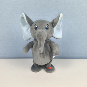 Giá thấp trẻ em mới 'điện tử sang trọng con voi búp bê với đi bộ tìm hiểu nói chuyện âm nhạc chức năng cho ngày sinh nhật - Product Image 6