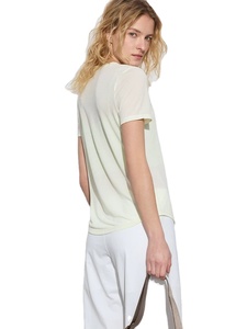 Camiseta de Yoga Transpirable de <span class=keywords><strong>Lyocell</strong></span> para Mujer, Top Ecológico y Sostenible de Manga Corta, Corte Holgado, Primavera 2026, 4 Colores, Ropa Deportiva - Product Image 3