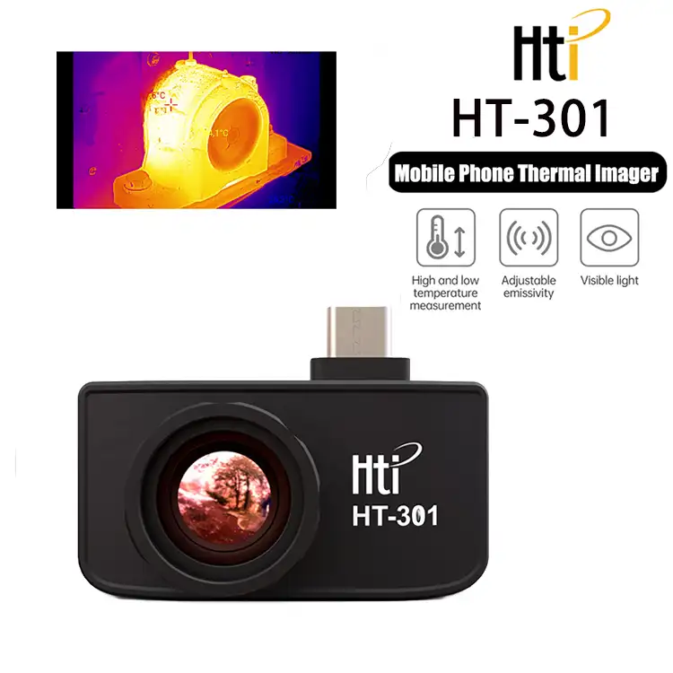 HT-301 Auflösung 384*288 HTI Infrared Thermal Imager Imaging Kamera für Android Handy